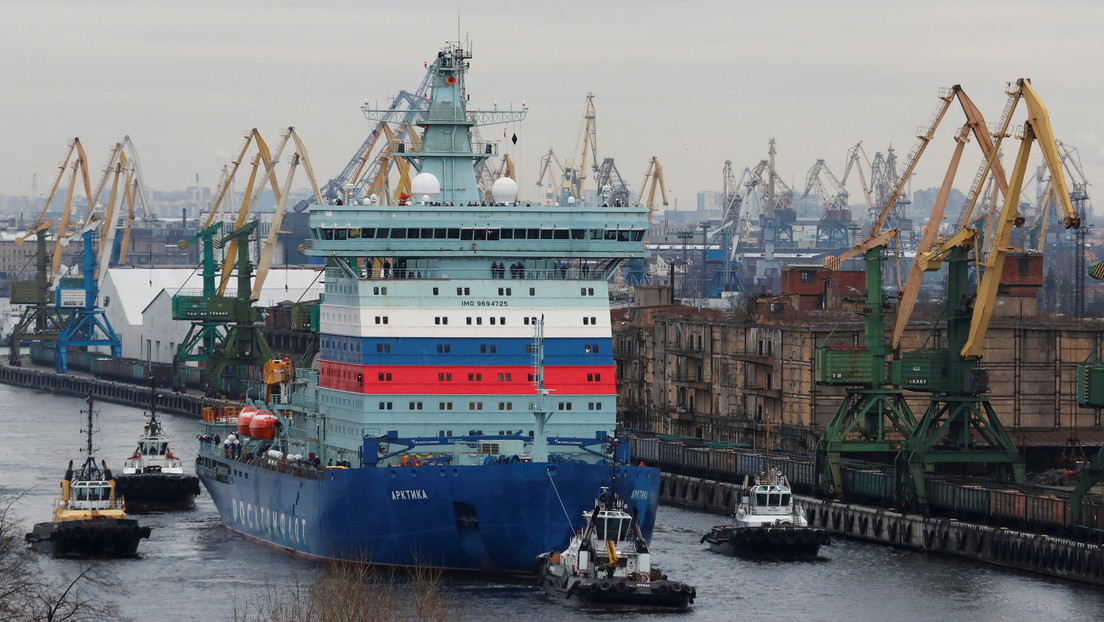 VIDEO: El rompehielos más potente del mundo inicia sus pruebas de mar en el Báltico