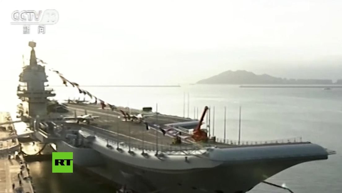 VIDEO: El primer portaviones de fabricación nacional entra en servicio en China