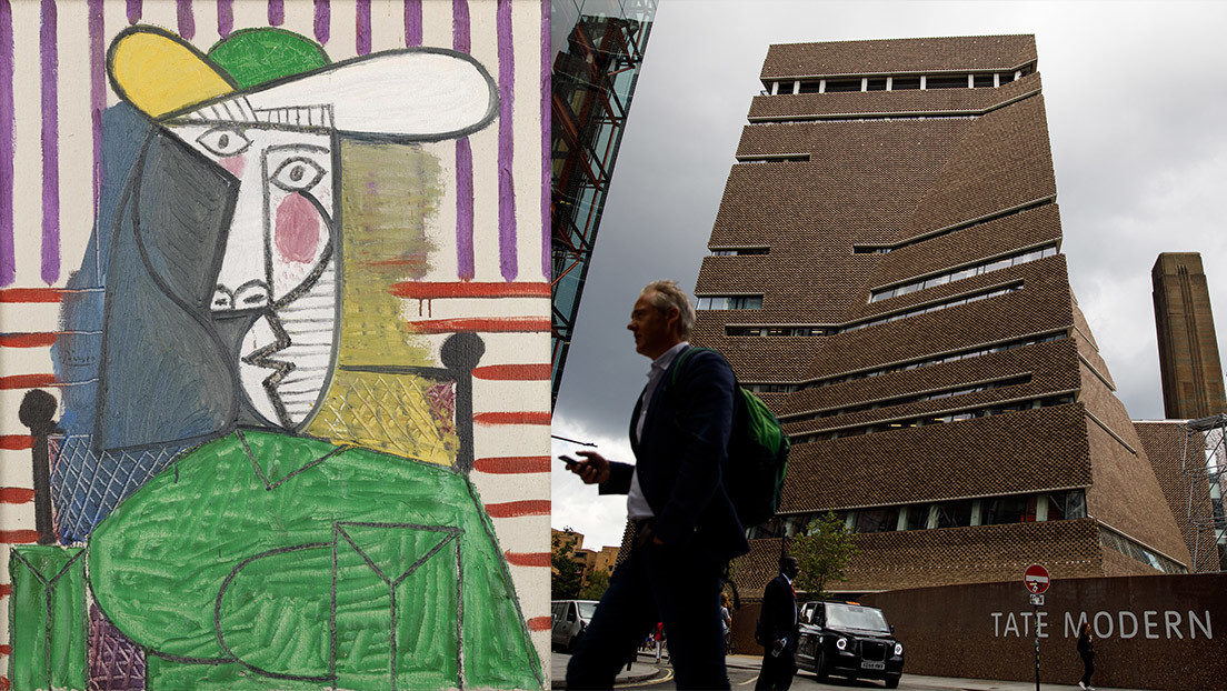 Rasgan una millonaria pintura de Picasso en una galería de Londres