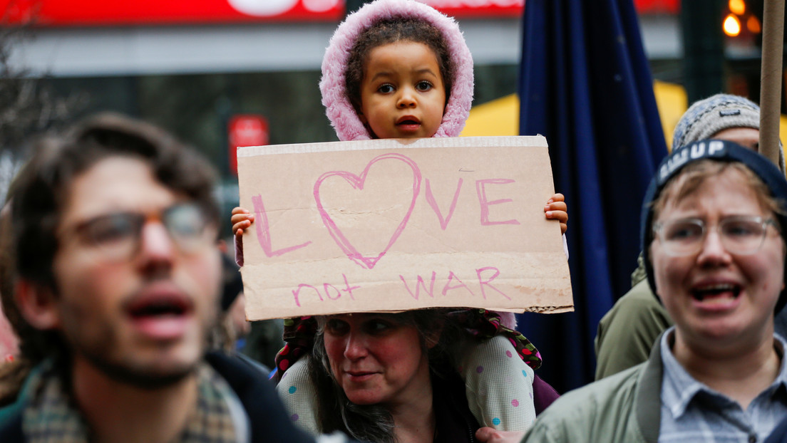 FOTOS, VIDEOS: Manifestaciones en EE.UU. contra la escalada del conflicto en Oriente Medio