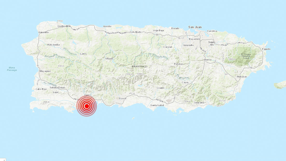Puerto Rico sufre en menos de tres horas dos fuertes sismos, el último de magnitud 6,0