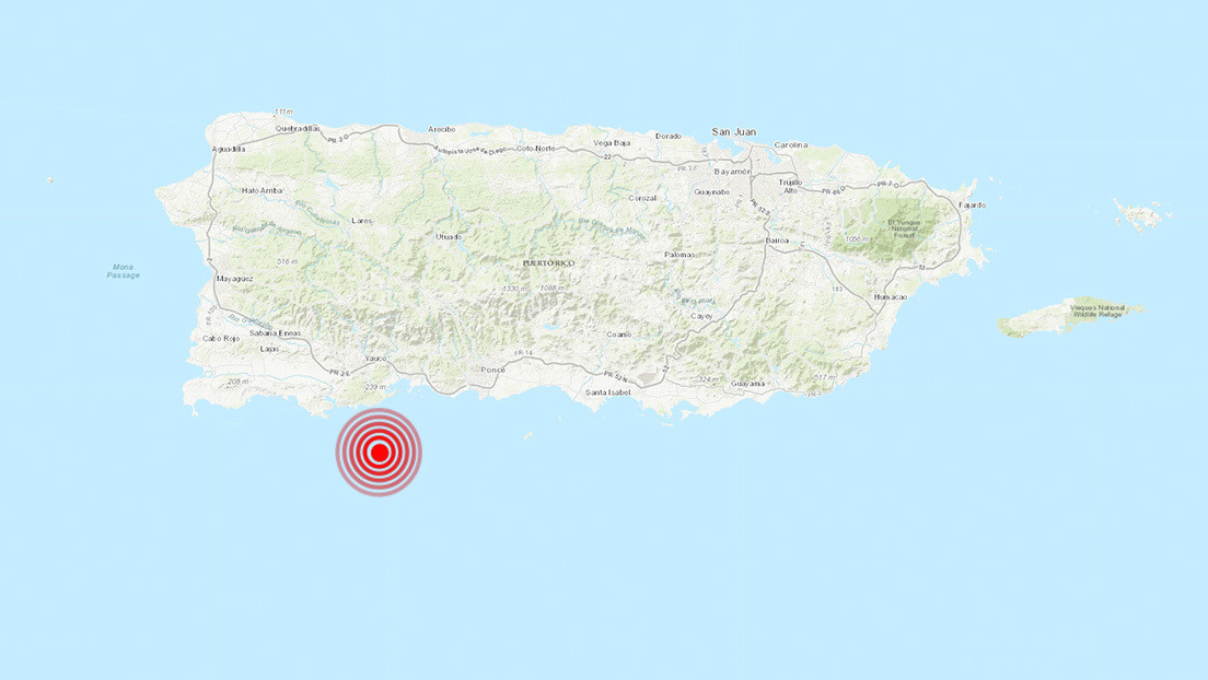 Se registra en Puerto Rico un fuerte terremoto de magnitud 6,0