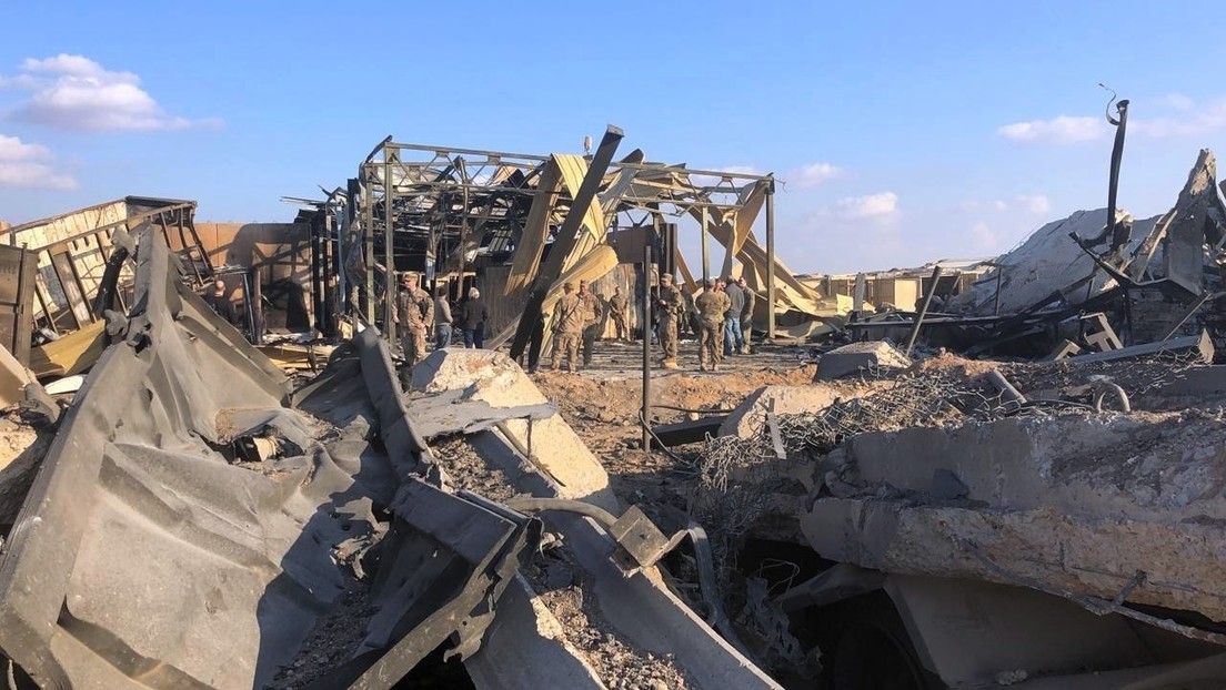 Nuevas fotos muestran de cerca la destrucción causada por el ataque misilístico de Irán a la base militar iraquí que albergaba tropas de EE.UU.