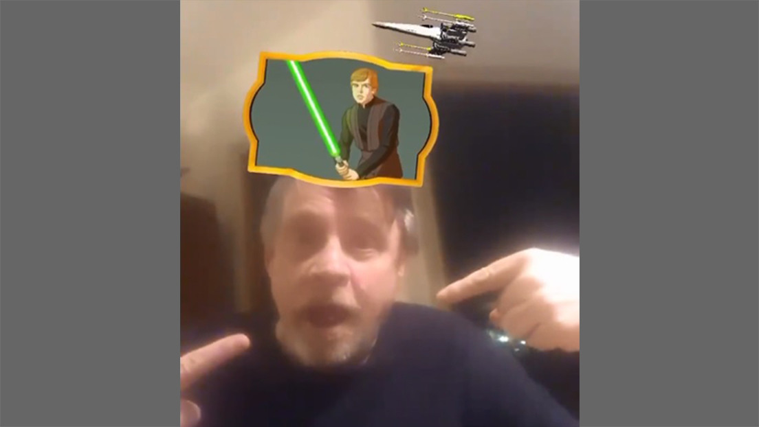 ¿Trampa o la Fuerza? Mark Hamill prueba un filtro de 'Star Wars' en Instagram y le sale su icónico papel (VIDEO)