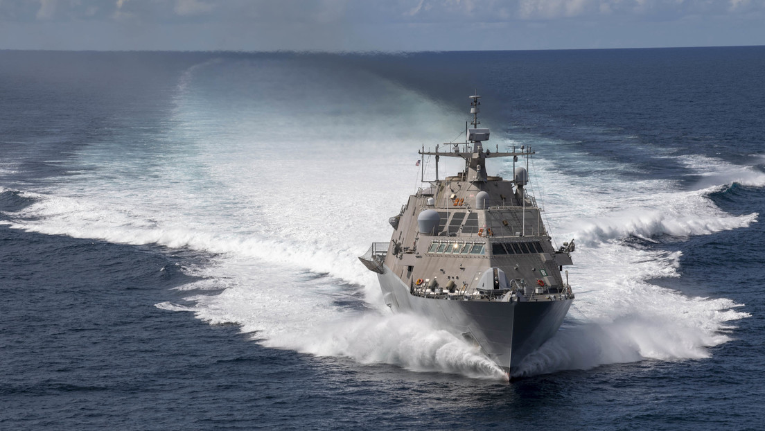 VIDEO: La Marina de los Estados Unidos bota un nuevo buque de combate litoral