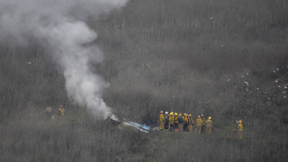 Primeras imágenes desde el lugar donde se estrelló el helicóptero de Kobe Bryant (VIDEO, FOTOS)