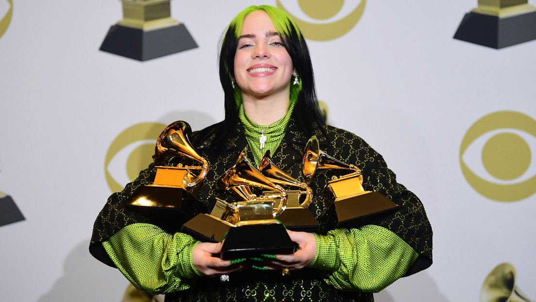 Billie Eilish arrasa en los Grammy y gana en todas las categorías principales