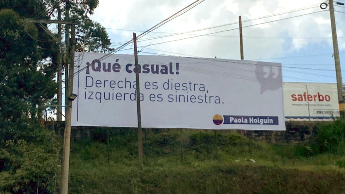 'Derecha es diestra, izquierda es siniestra': La propaganda por la que una senadora colombiana podría enfrentar cargos judiciales
