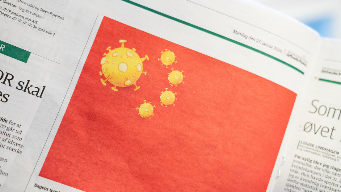 La Embajada china exige disculpas al periódico danés que publicó una caricatura sobre el coronavirus