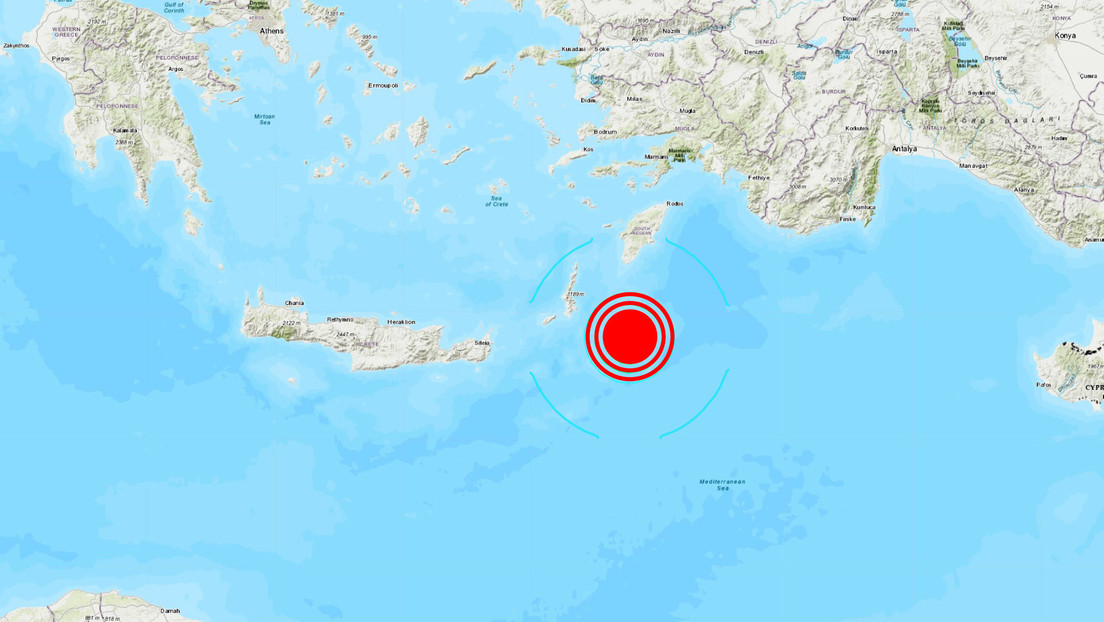 Un sismo de magnitud 5,8 se registra frente a las costas de Grecia