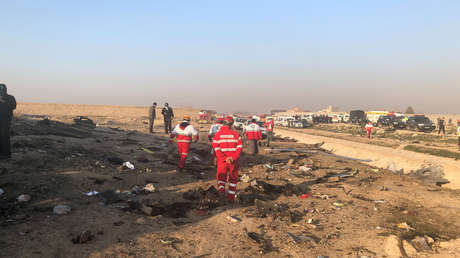 PRIMERAS IMÁGENES: El momento en que se estrella el avión ucraniano en Irán