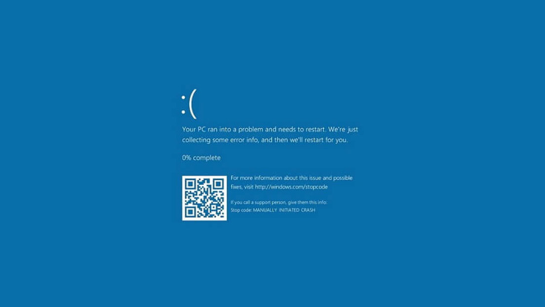 Usuarios detectan la 'pantalla azul de la muerte' en la última actualización de Windows