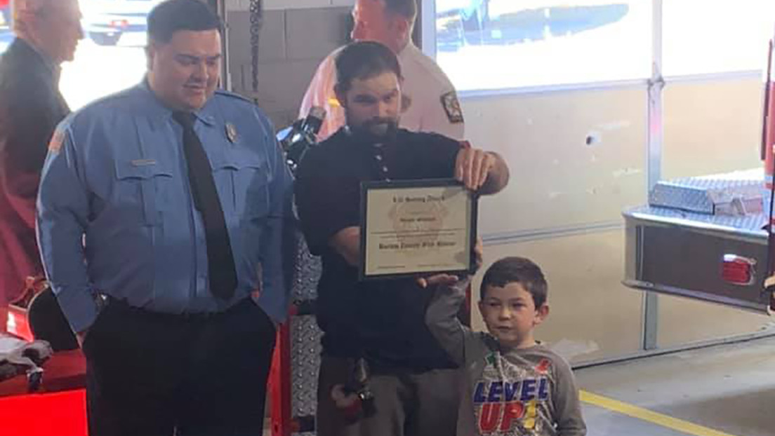 Un niño de 5 años salva a su familia en un incendio