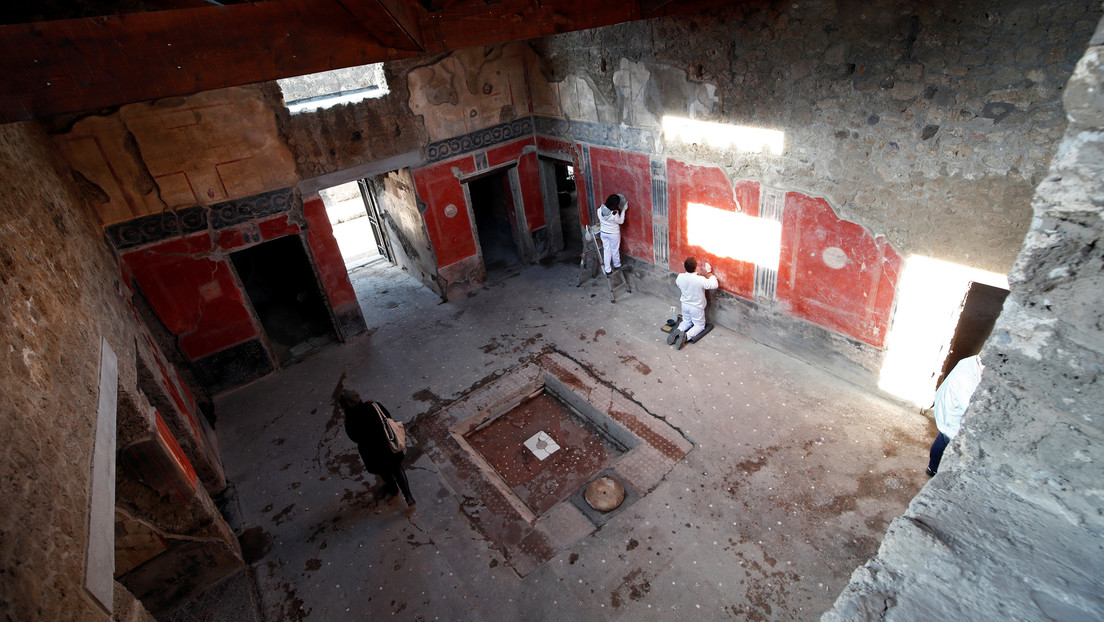 Reabren la Casa de los Amantes en Pompeya 40 años después de que la destruyera un terremoto (FOTOS)