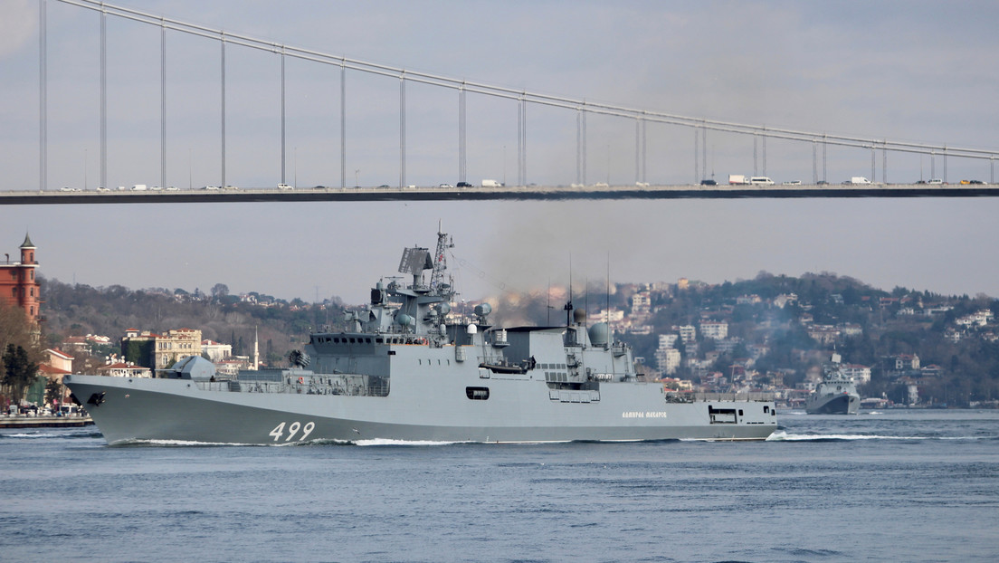 Dos fragatas rusas con sistema de misiles de alta precisión se dirigen al Mediterráneo