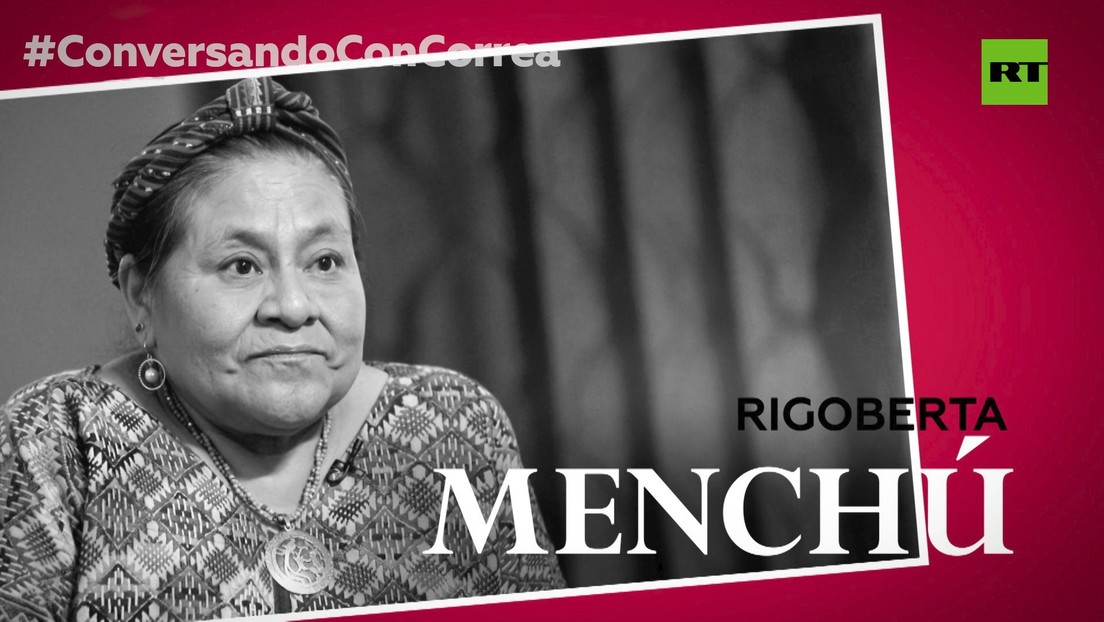 Rigoberta Menchú a Correa, sobre la esclavitud moderna: "Los derechos de los pueblos indígenas no están en agenda"