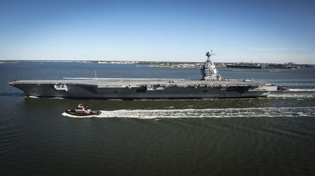 El portaviones más avanzado del mundo, USS Gerald R. Ford, tiene un inesperado problema con sus inodoros