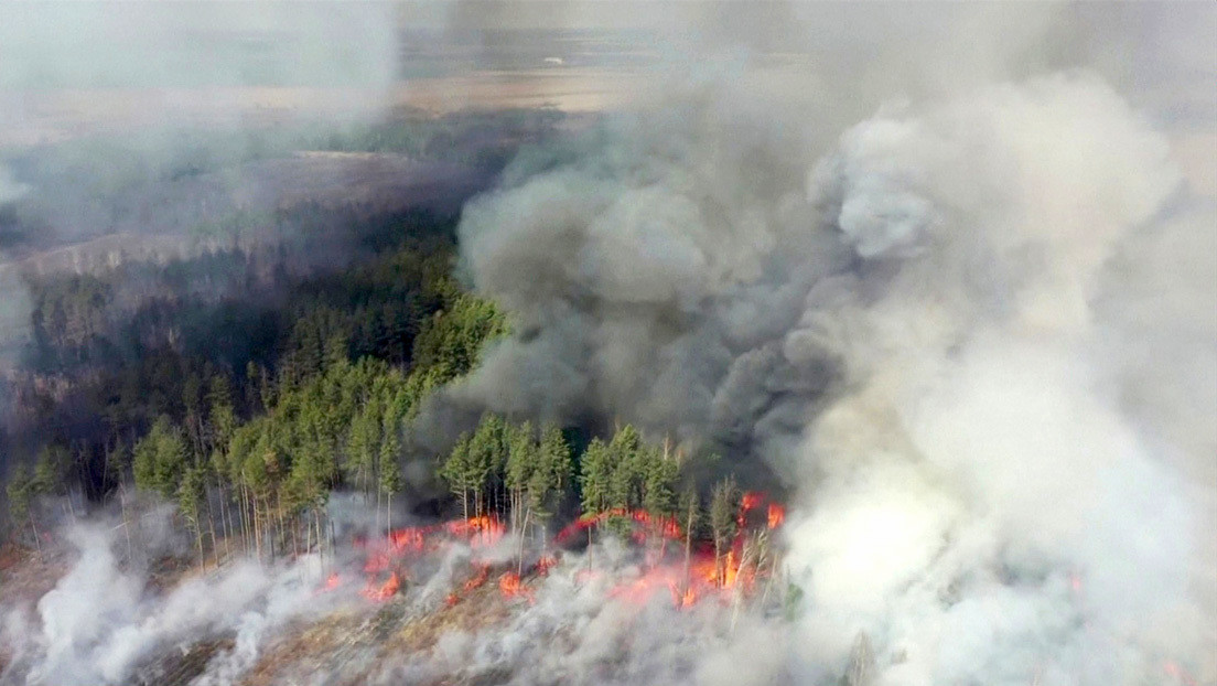 Incendios en la zona de Chernóbil se acercan a los depósitos de residuos radiactivos (VIDEOS)