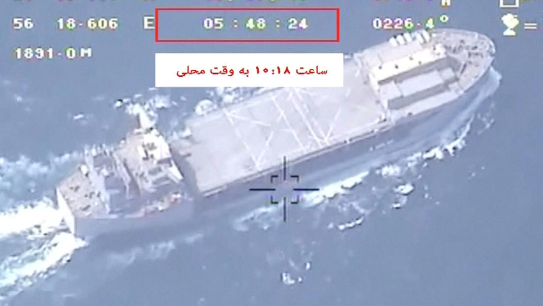 VIDEO: El Ejército de Irán monitorea los buques de guerra de EE.UU. en el golfo Pérsico