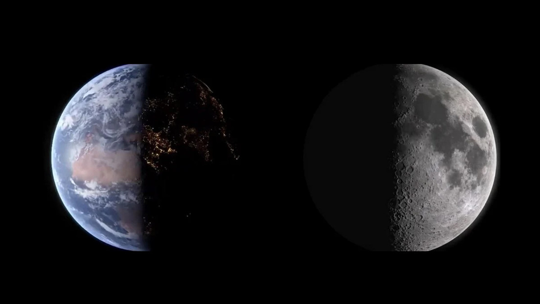 VIDEO: Este 'timelapse' muestra cómo se ve la Tierra desde la Luna y viceversa simultáneamente