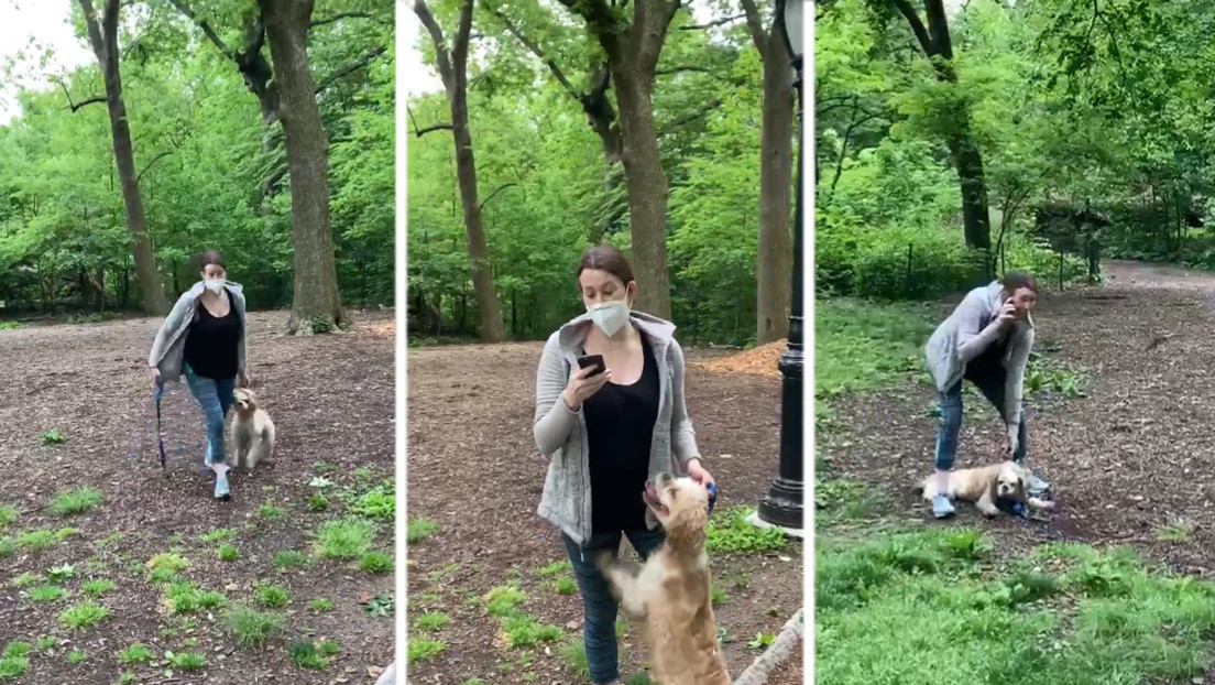 VIDEO: Una mujer llama a la Policía diciendo que "un afroamericano la está amenazando" después de que un hombre le pida que ate a su perro con correa