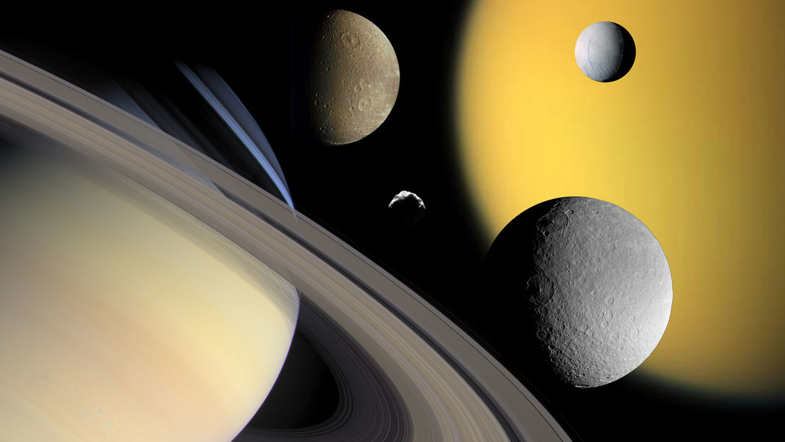 El mayor satélite de Saturno se aleja de ese planeta 100 veces más rápido de lo que se pensaba
