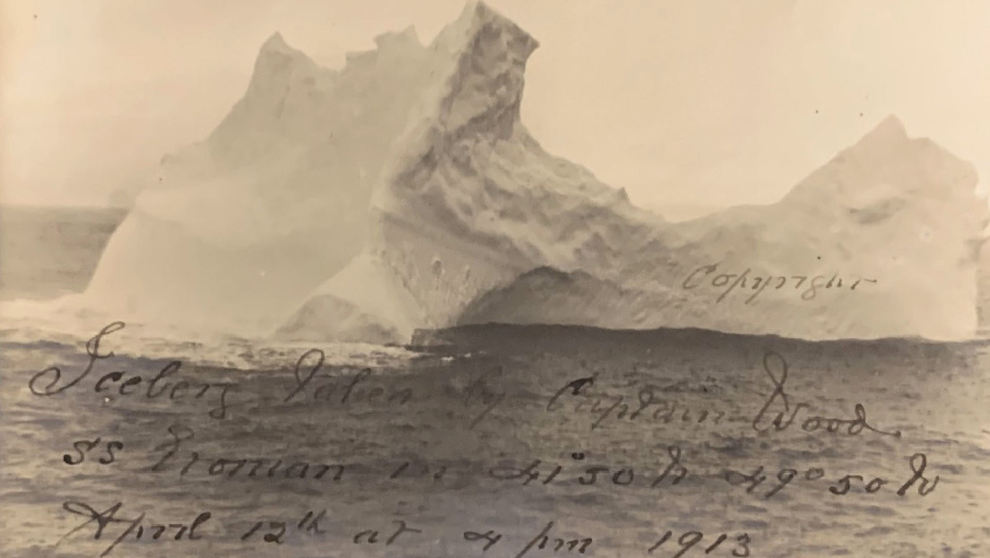 Sale a la luz una fotografía del presunto iceberg que hundió al Titanic
