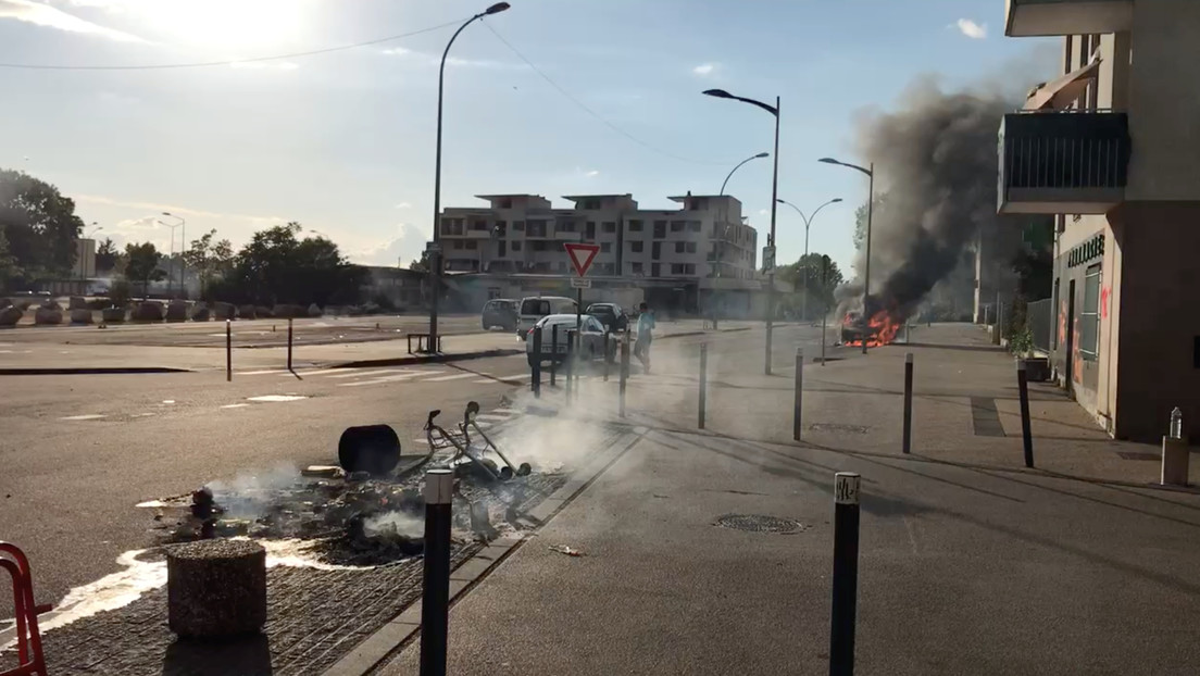VIDEOS: La ciudad francesa de Dijon vive su cuarta noche consecutiva de violencia callejera por ajustes de cuentas entre bandas rivales