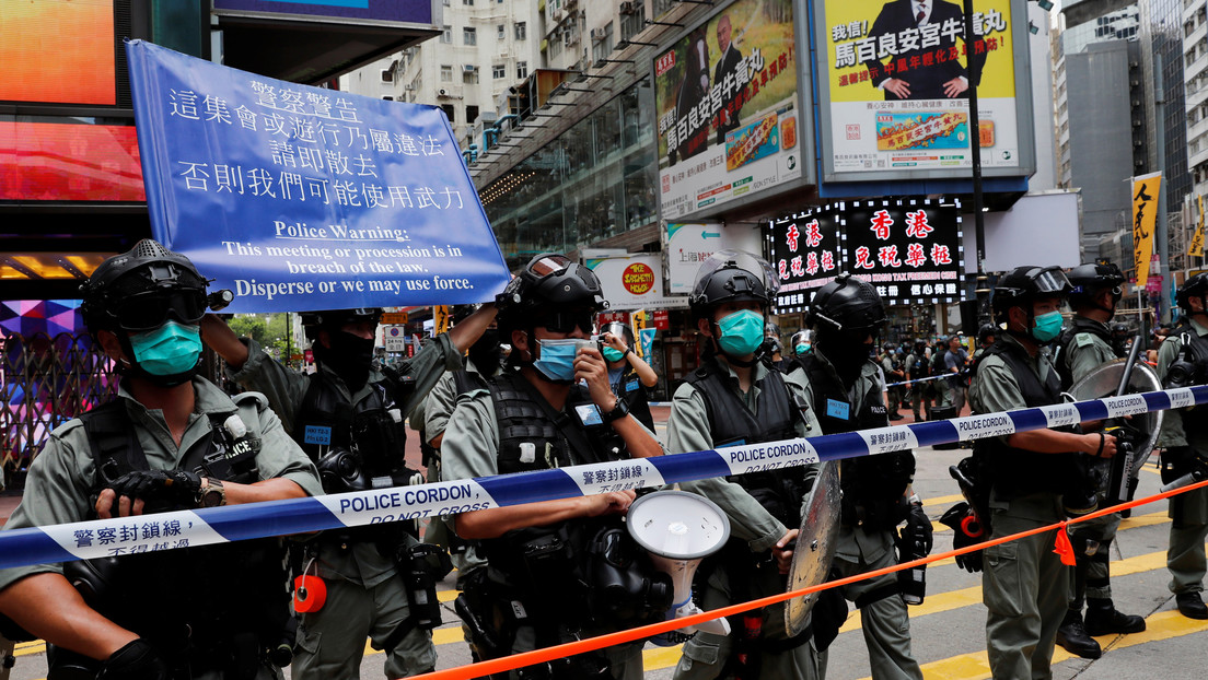 Primer arresto en Hong Kong bajo la nueva Ley de Seguridad Nacional china