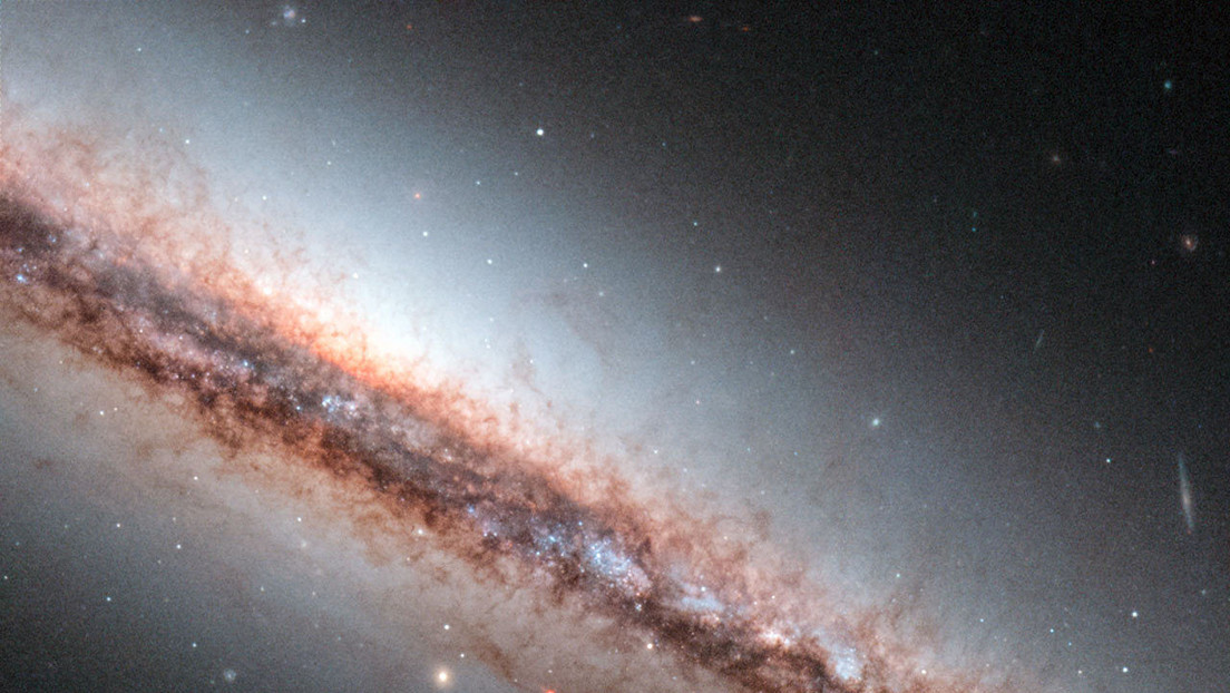 Así se ve el descomunal campo magnético de una galaxia espiral