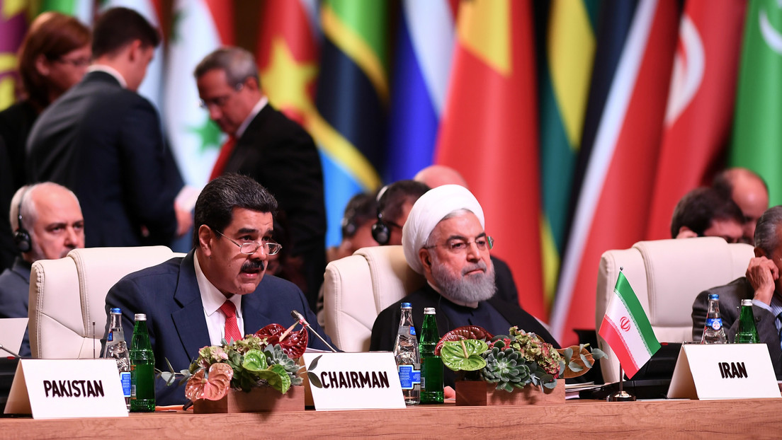 Caracas rechaza las sanciones al presidente Maduro anunciadas por EE.UU. "como parte de una campaña sostenida de agresiones contra Irán y Venezuela"