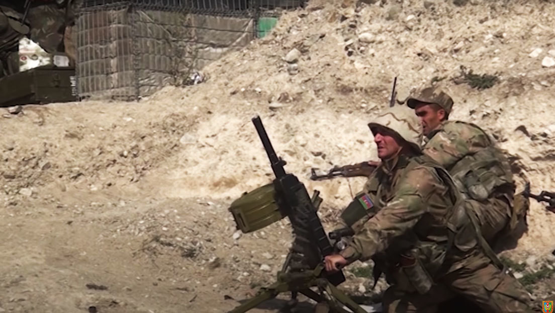 VIDEO: Azerbaiyán muestra imágenes de una nueva ofensiva en Nagorno Karabaj