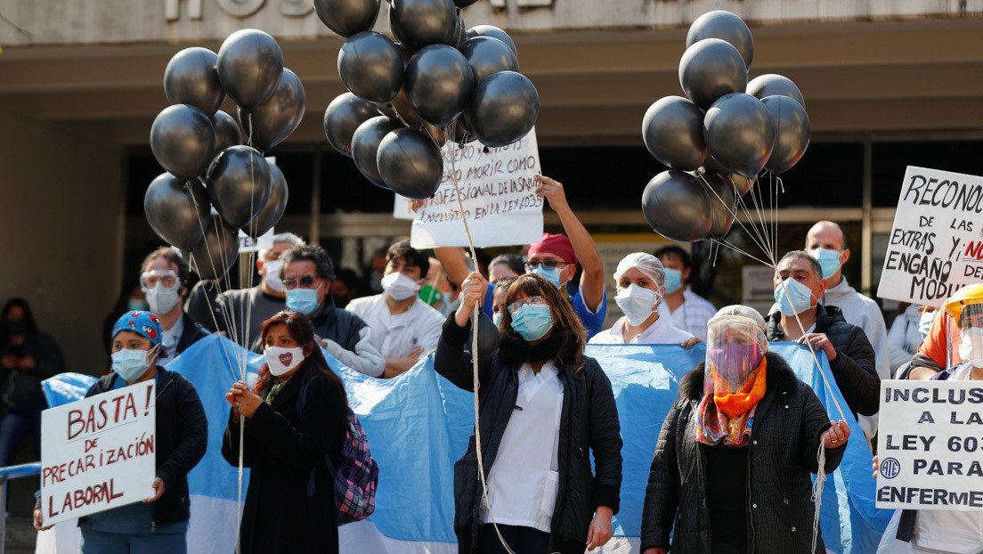 Huelga de enfermeros en Argentina: "Que se dignen a reconocer a los que enfrentan la pandemia"