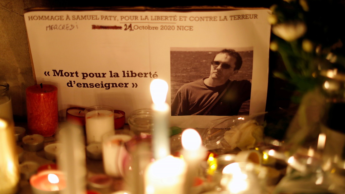 Detienen en Francia a un joven por dar 'me gusta' a una foto de Samuel Paty decapitado