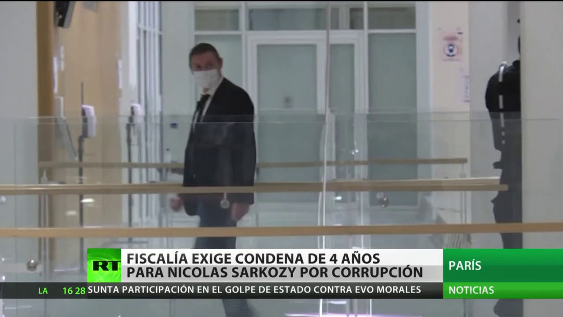 Fiscalía francesa exige una condena de 4 años para el expresidente Nicolas Sarkozy por corrupción