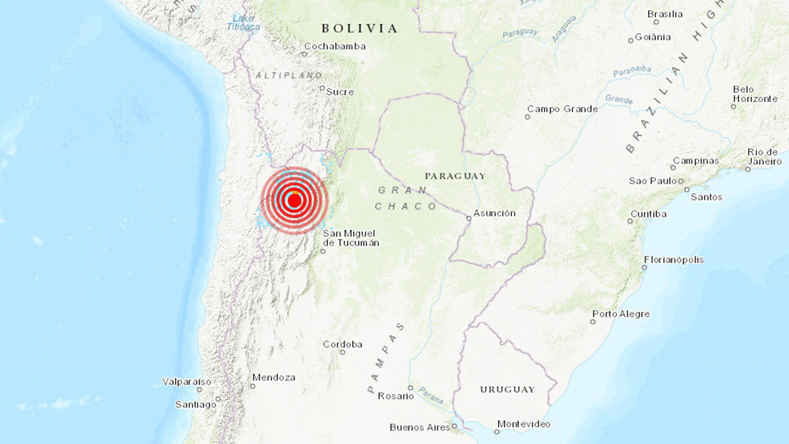 Se registra un terremoto de magnitud 6,1 en Argentina