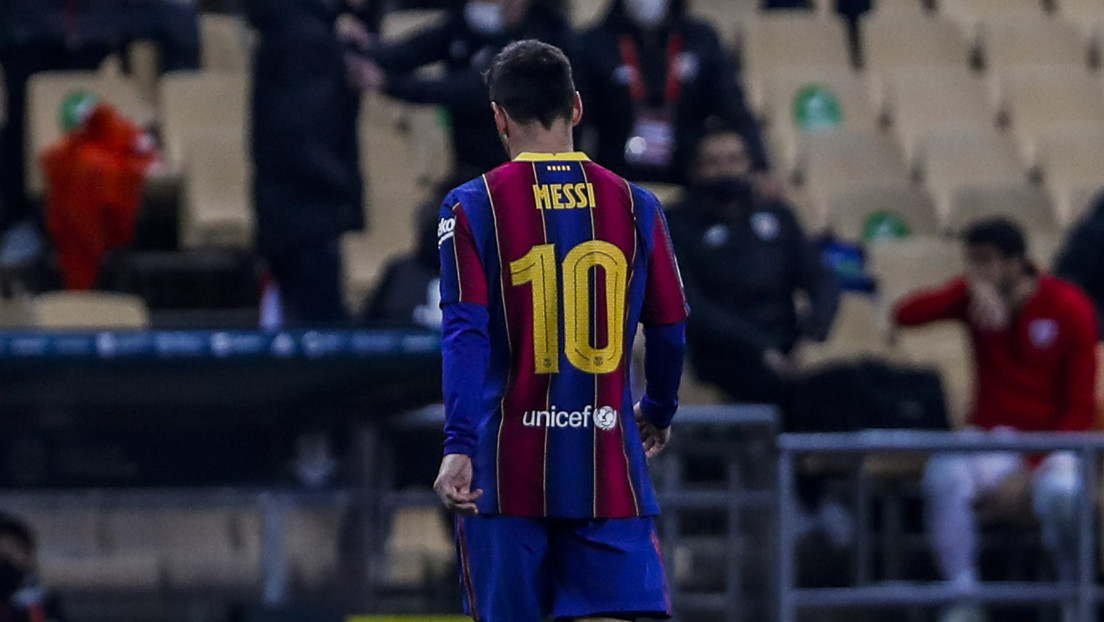 Suspenden a Messi con dos partidos por su agresión a un rival en la final de la Supercopa de España
