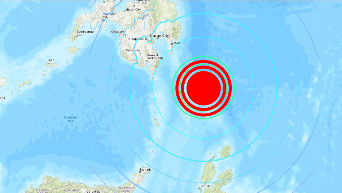 Un sismo de magnitud 7,0 sacude las costas de Filipinas