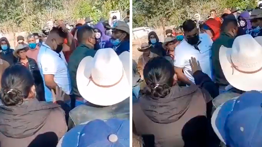 Vecinos de un municipio mexicano amenazan con ahorcar a su alcalde y solo lo sueltan cuando este llora (VIDEO)