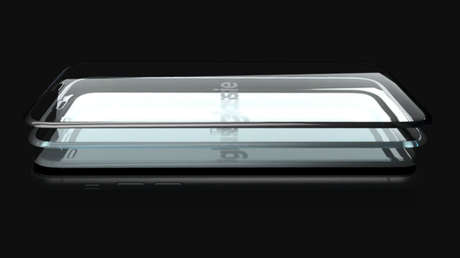 Lanzan un protector de pantalla "invisible" con imágenes que solo pueden verse con el teléfono apagado (VIDEOS)