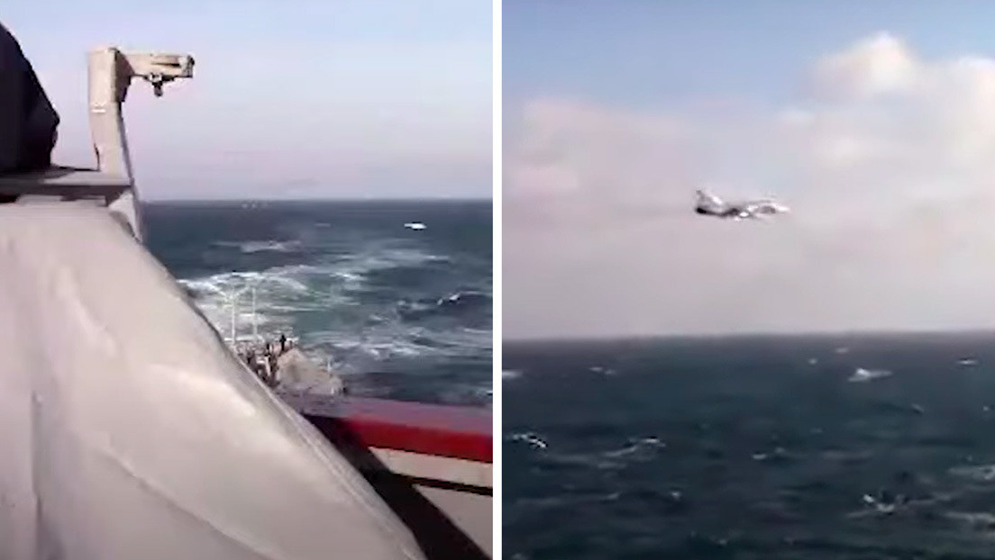 VIDEO: Un avión ruso Su-24 vuela cerca del destructor USS Donald Cook enviado por EE.UU. al mar Negro