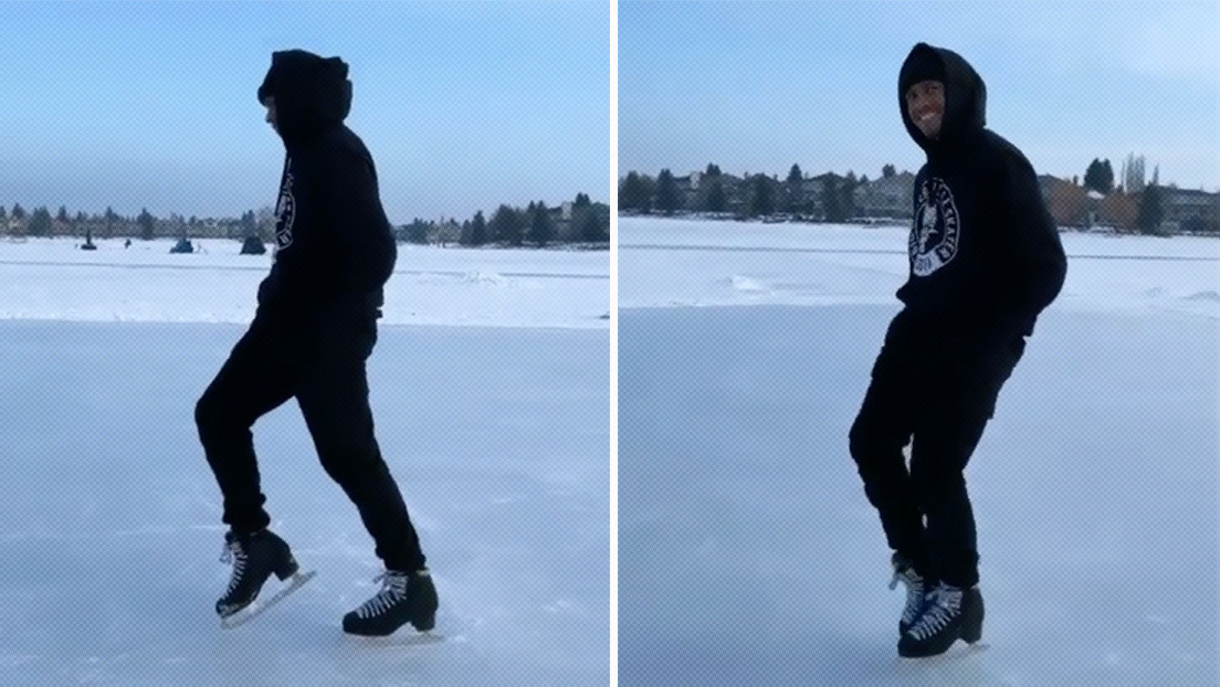 VIDEO: Un patinador imita sobre hielo el 'moonwalk' de Michael Jackson y cautiva a la Red