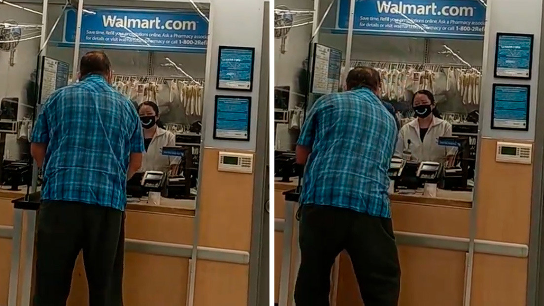 VIDEO: Una farmacia de Walmart rechaza vender medicamentos a un anciano que trataba de pagar con monedas