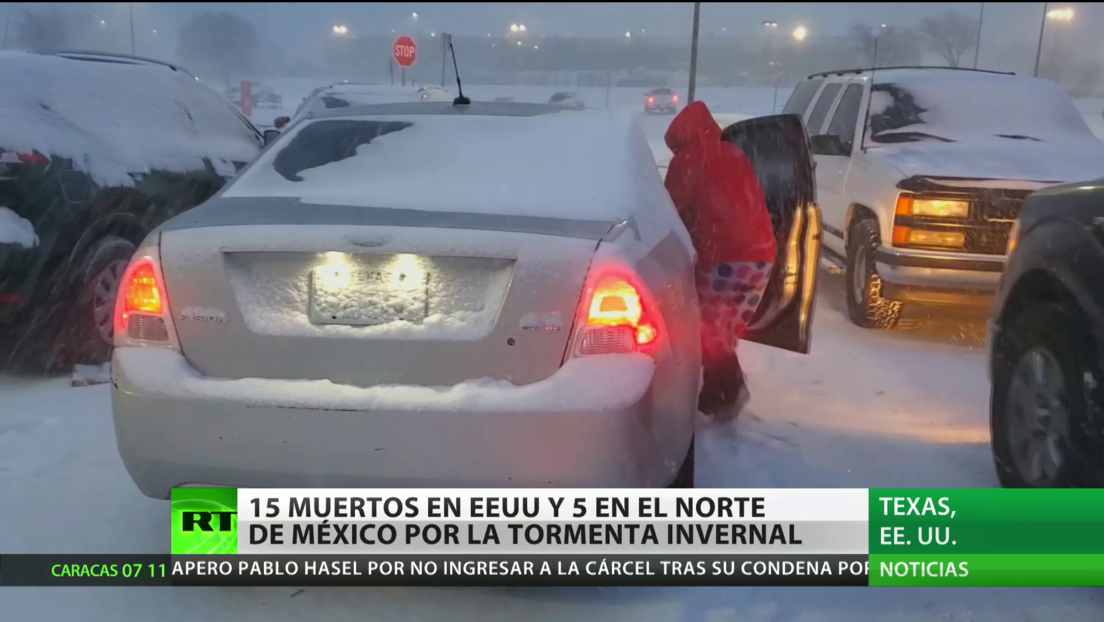 Al menos 15 muertos en EE.UU. y cinco en el norte de México tras la tormenta invernal