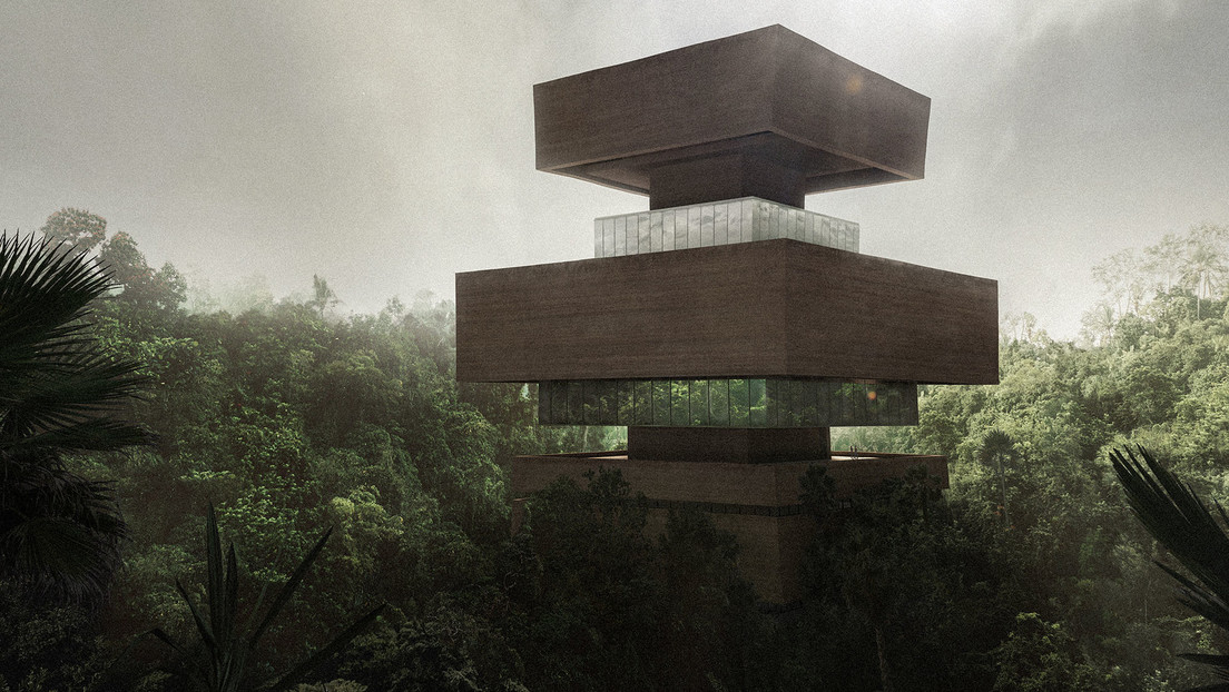Un museo en mitad de la selva: Diseñan un edificio en forma de pirámide escalonada que será construido con madera y tierra al sur de México