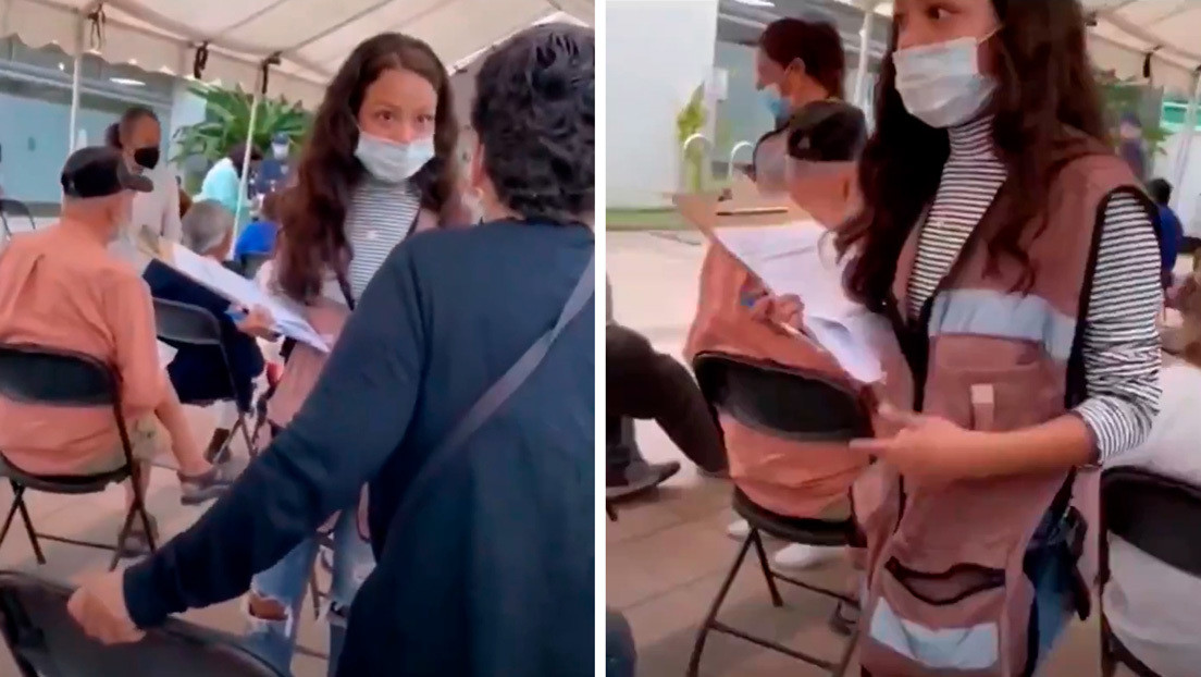 'Lady Prole': la polémica explicación de una voluntaria mexicana que denegó el acceso a la vacuna a una señora mayor (VIDEO)