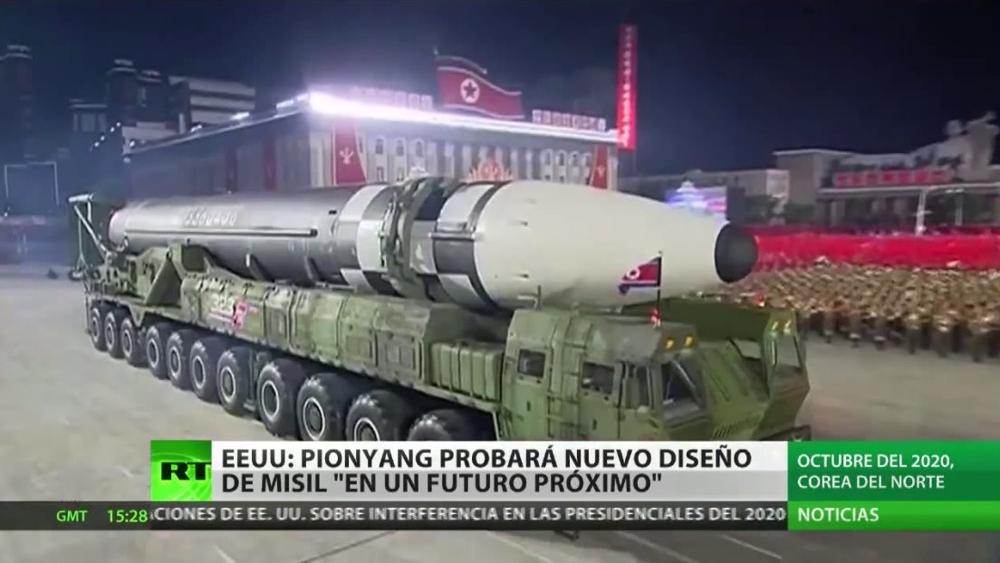 EE.UU. estima que Corea del Norte probará un nuevo diseño de misil "en el futuro próximo"