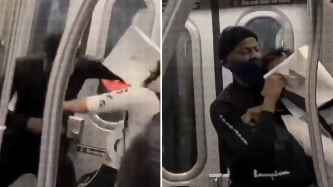 VIDEO: Un hombre da una brutal paliza y asfixia hasta dejar inconsciente a un asiático en el metro de Nueva York