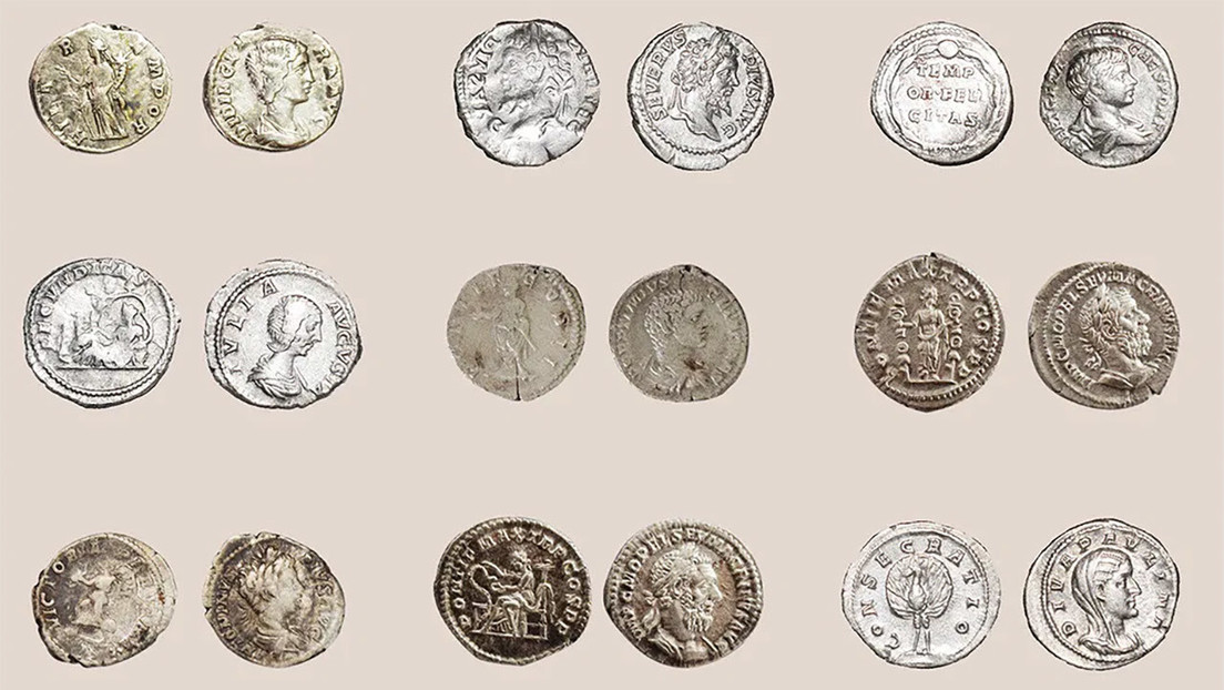 FOTOS: Hallan un tesoro de cerca de 600 monedas del siglo III escondido por los romanos ante la invasión de los bárbaros en Bulgaria