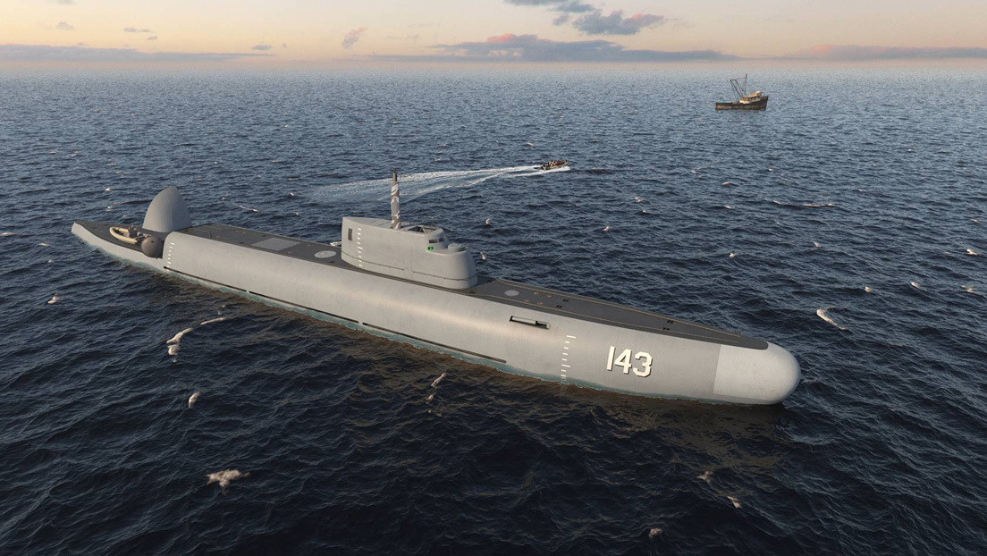Rusia presenta un proyecto de un buque guardacostas que puede 'bucear'